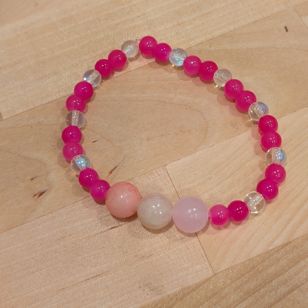 Hot Pink Stretch Bracelet